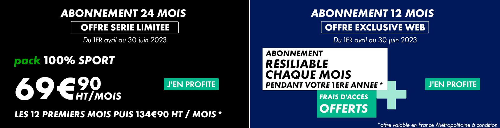 Les offres promos du moment